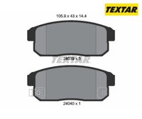 Bremsbelagsatz, Scheibenbremse Textar 2403901 FüR Mazda RX-8