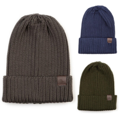 Rydale Zopfmuster Beanie Mütze Kopf Ohrenwärmer Stretch Arbeitskleidung Mützen 3 Farben