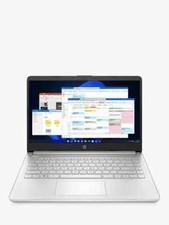 Image of HP 14S-FQ1000NA 14" (256GB SSD, AMD Ryzen 5, 2.1 Ghz, 8GB) Laptop - Silver