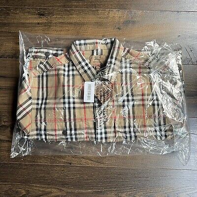 当季大流行 Supreme / Burberry Denim Trucker Jacket Beige