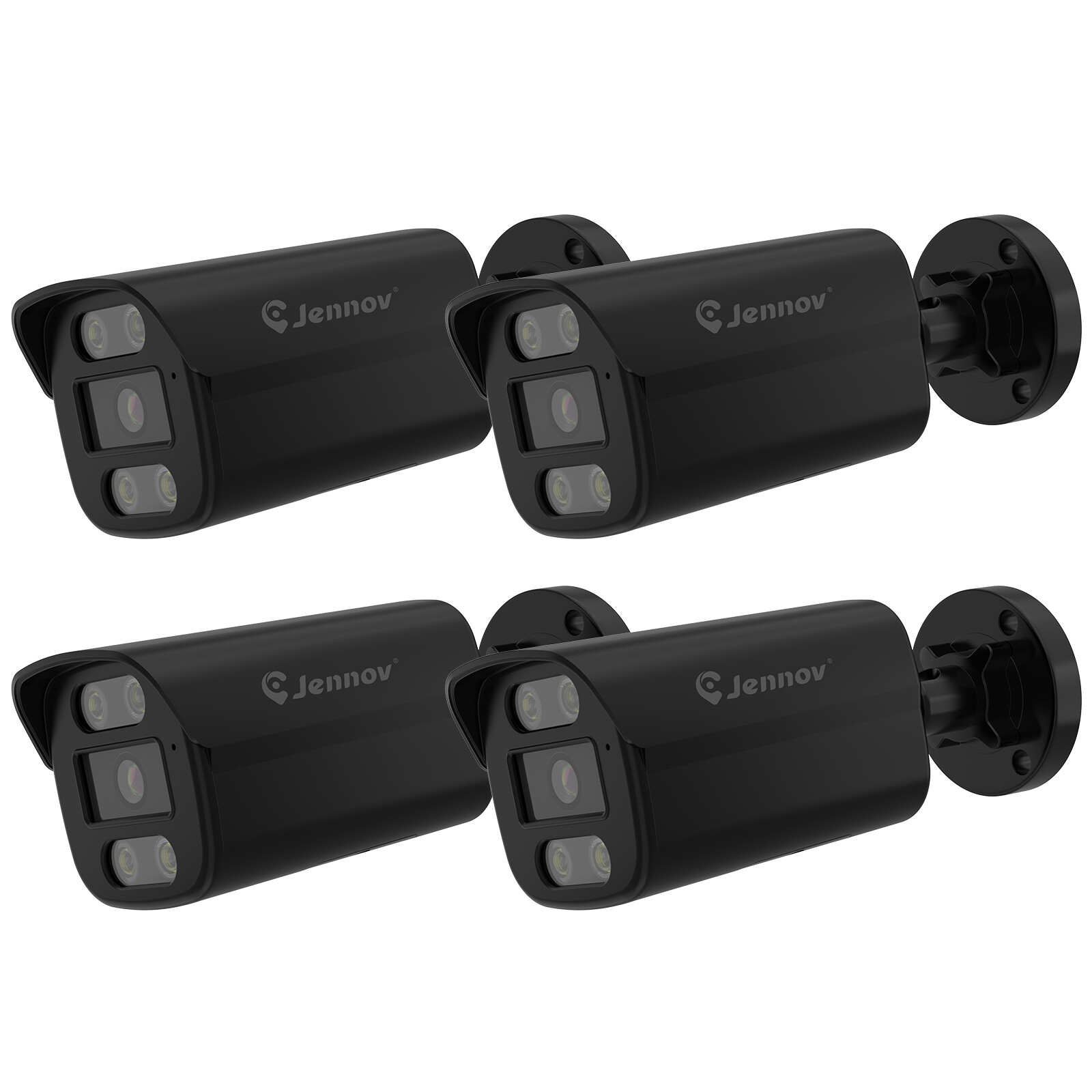 Security Camera System 4K 8MP POE Outdoor Audio Color Night Vision Human Detect-image