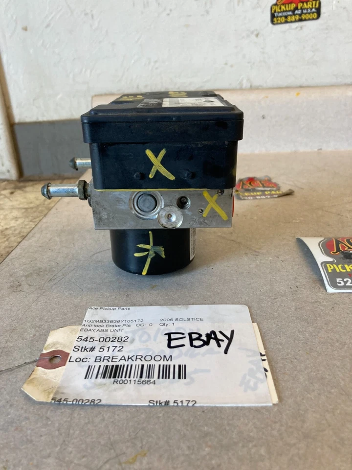 06-07 Pontiac Solstice 07 Saturn Sky ABS Pump Module w/o Active Brake Control - Image 4 of 4