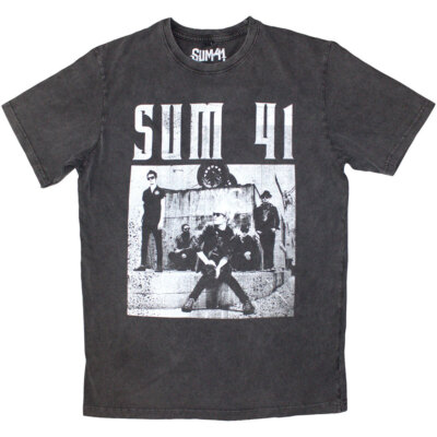 Sum 41 Unisex Stone Wash T-Shirt: Box Photo (Medium)