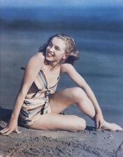 Marilyn Monroe On Beach 11x14 Glossy Photo