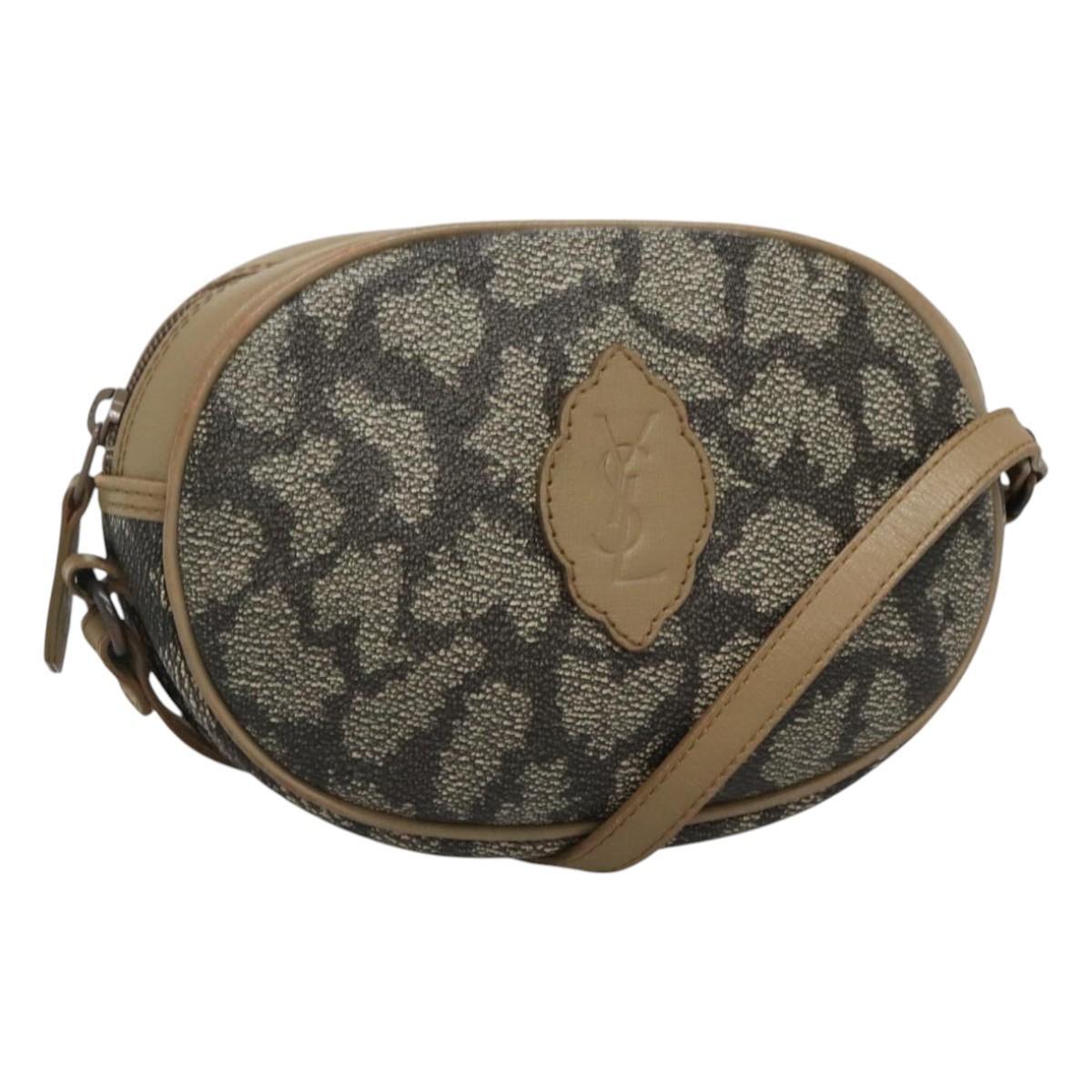 Borsa a tracolla SAINT LAURENT grigio PVC originale BA1077