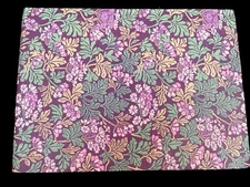 VTG Wrapping Paper Sheet All Occasion Gift Flat Wrap Recycled Purple 30”x20”