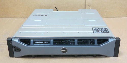 Dell EqualLogic PS4110E 12x 3.5" SAS Bays iSCSI Storage Array 2x Control Type 17