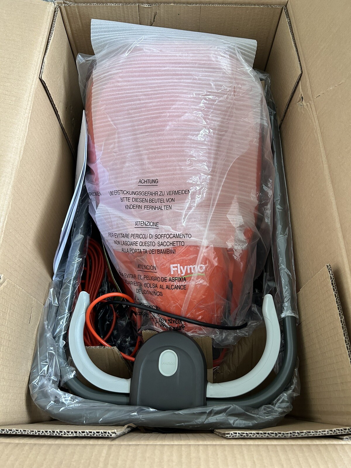 Flymo EASIGLIDE300 Garden Lawn Mower - Orange for sale online | eBay
