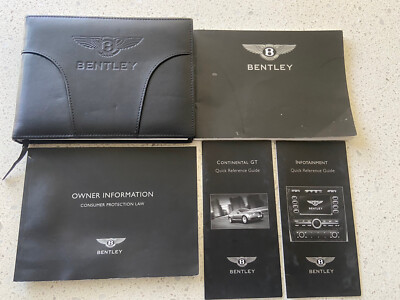 2004 2005 BENTLEY CONTINENTAL GT OWNERS HANDBOOK SERVICE+NAV+