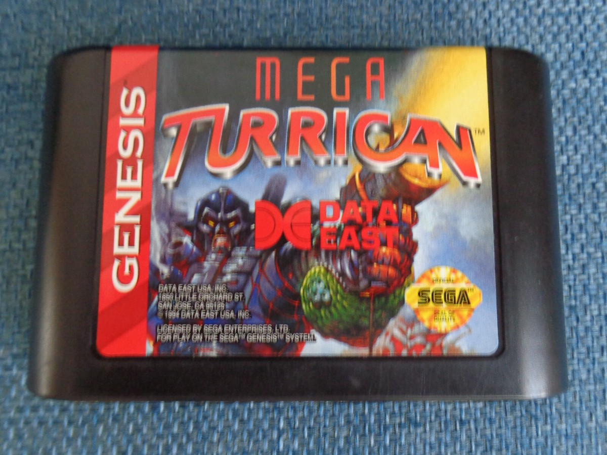 MEGA TURRICAN SEGA GENESIS NTSC-USA (COMPLETE - SIDE SUNFADE