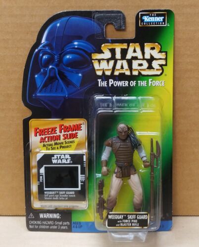 Star Wars POTF2 Freeze Frame Weequay RARE Variant Power Force Skiff Guard #2