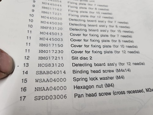 Happy Embroidery Machine HCG-1206 Thread Detecting Board ESHCG83120  - Afbeelding 16 van 18
