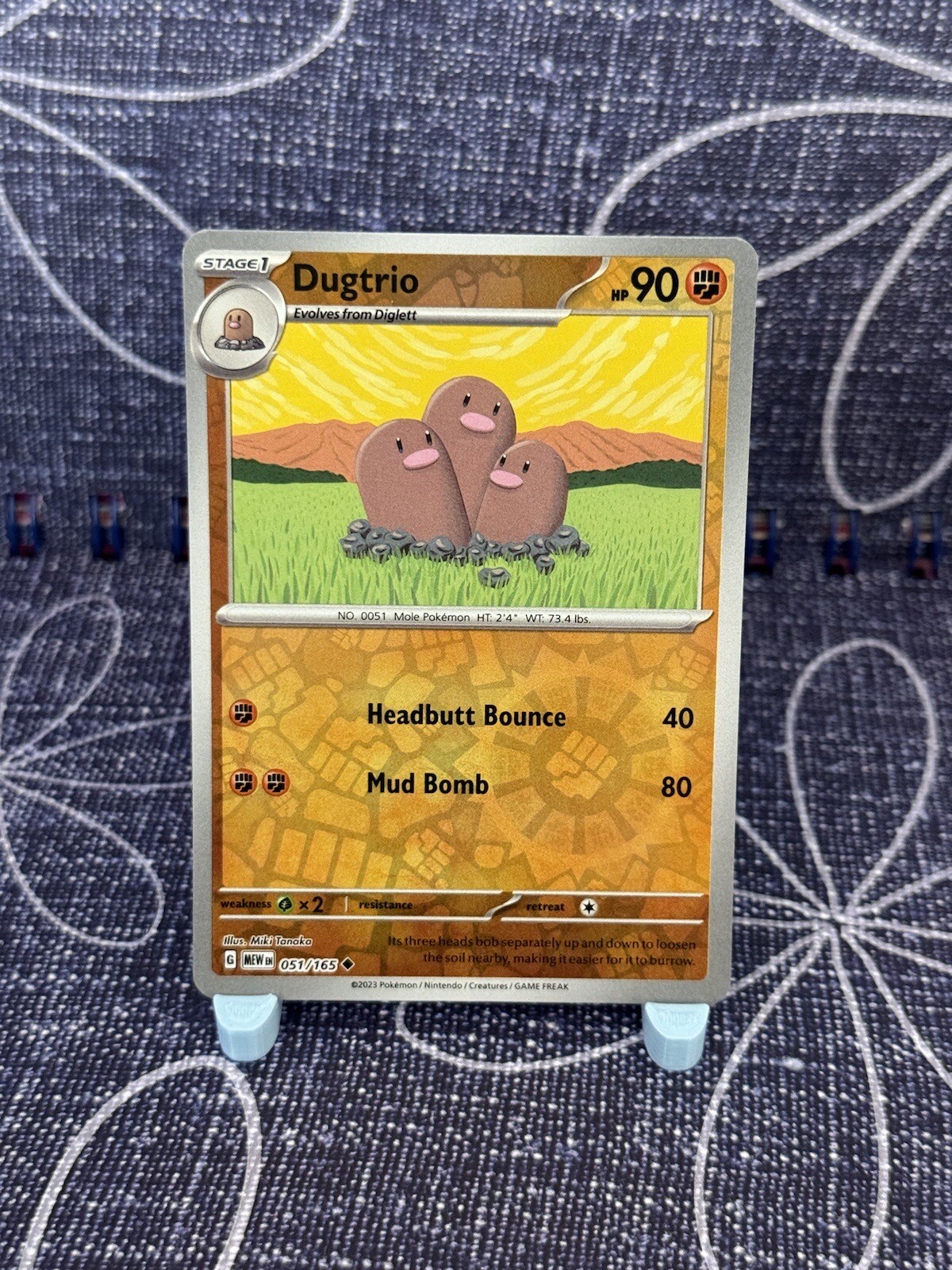 Dugtrio 051/165 | Reverse Holo | NM/M | Scarlet/Violet 151 | Pokemon TCG