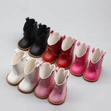 Leather boots made for 18'' doll shoes outfit