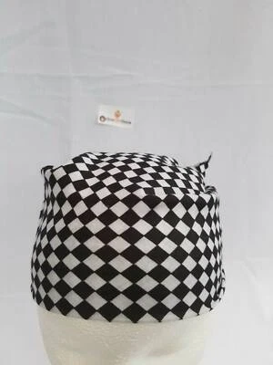 ONLINESIKHSTORE Sikh punjabi black white boxes hindu bandana head wrap gear rumal handkerchief