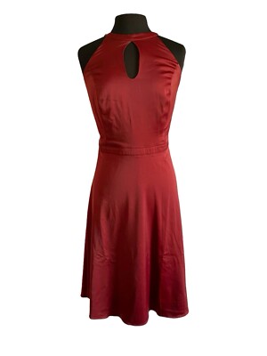 Modcloth Plus Size 20 Burgundy Satin Midi Halter Cocktail Dress, New W/ Tags | eBay Modcloth Plus Size 20 Burgundy Satin Midi Halter Cocktail Dress, New W/ Tags | eBay