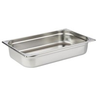 Edelstahl GastronormbehäLter Gn-BehäLter Gn 1/1 530 X 325 X 100 Mm Neu