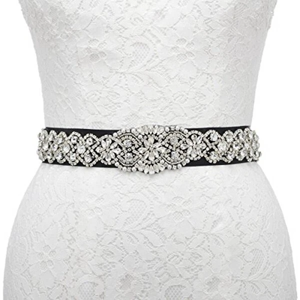Black Bridal Belts and Sashes for sale | eBay Black Bridal Belts and Sashes for sale | eBay