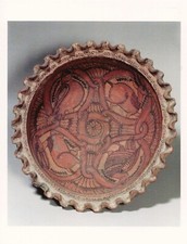 Postcard Coptic Cup (Terracotta) Egyptian, 7thC AD The Louvre, Paris MINT Unused