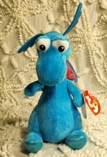Doc Mcstuffins Stuffy TY Original Beanie Baby Dragon Disney Jr Cartoon Plush