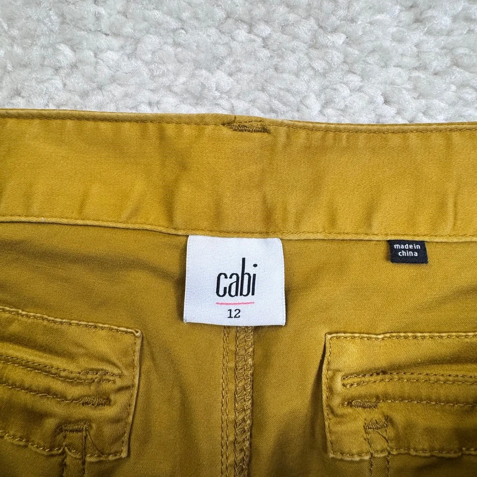 Cabi The Tracker Jogger Pants Marigold Womens 12 - Image 3 of 4