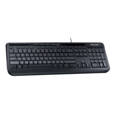 Microsoft Wired Keyboard 600 USB Fullsize Wasserdicht Französisches Tastaturlayout