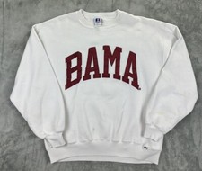 Vtg Russell Sweatshirt Mens M/L Alabama University Bama Crimson Tide NCAA Stain