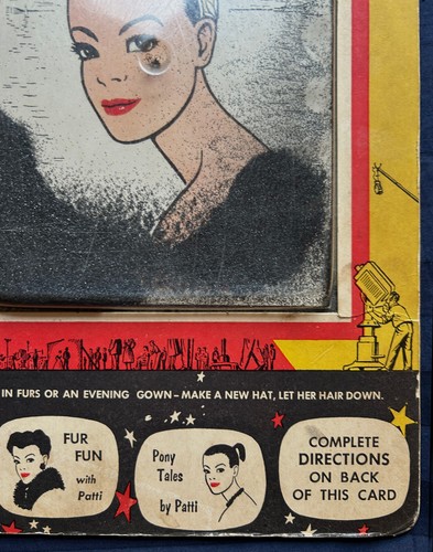 Patti Petite Magnetic Beauty Parlor Toy Includes Magnetic Comb Vintage - Picture 11 of 16