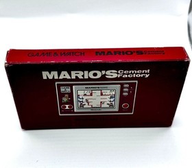 Mario&rsquo;s Cement Factory Game & Watch (1983) &ndash; Complete in Box &ndash; 100% Original 