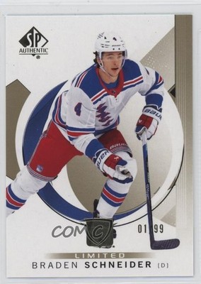 2024-25 SP Authentic Limited Gold /99 Braden Schneider #58 0b1f