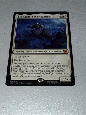 x1 Leonardo, Sewer Samurai - MTG Teenage Mutant Ninja Turtles M/NM, Engli