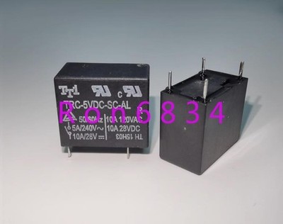 5pcs used   TRC-5VD-SC-AL relay #nm