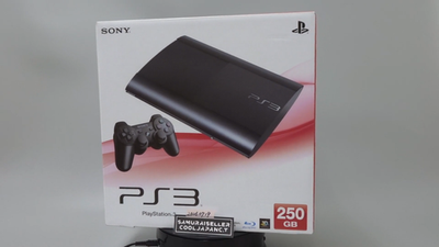 SONY PS3 PlayStation 3 250GB Charcoal Black CECH-4200B Console