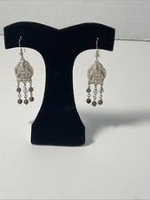 Sterling Pierced Buddha Earrings