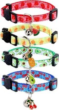 Cat Collars W/ Bells Breakaway Kitten Collar Cute Kitty Collar Pet Supplies