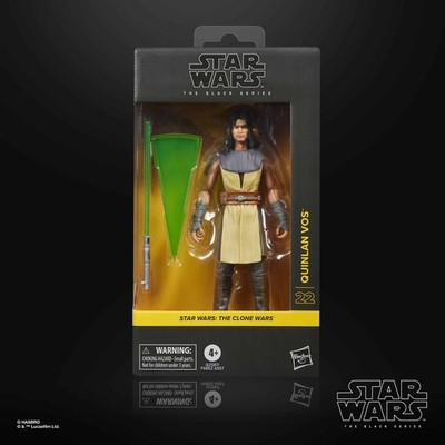 Hasbro Star Wars Black Series 6'' The Clone Wars Quinlan Vos Neu/OVP