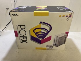 NEC PC-FX Console System with box Backup memory BATTLE HEAT Retro game Tested JP