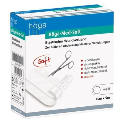 HÖGA-MED soft Wundpflaster 4 cmx5 m hypo. 1 ST PZN 11126945