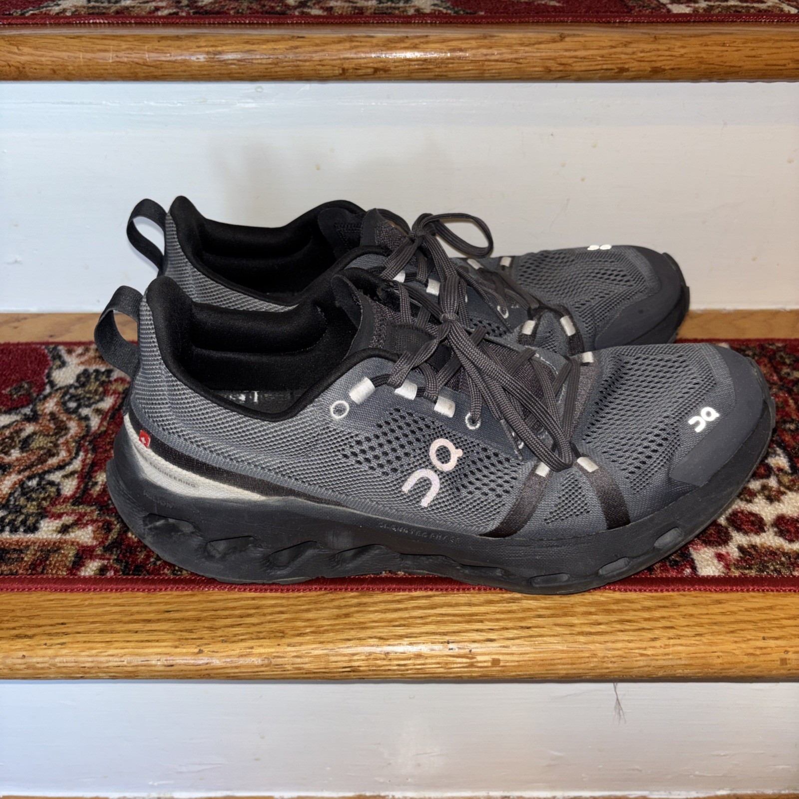 Size 11.5 - ON Cloudsurfer Trail Eclipse Black - image 1