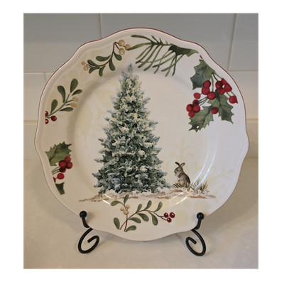 Better Homes & Gardens Heritage Collection: Christmas Tree Salad Plates Set of 2