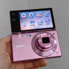 Samsung MV800 Digital Camera 5X Zoom Selfie Flip-out Vlog 16.1MP Pink -90 New
