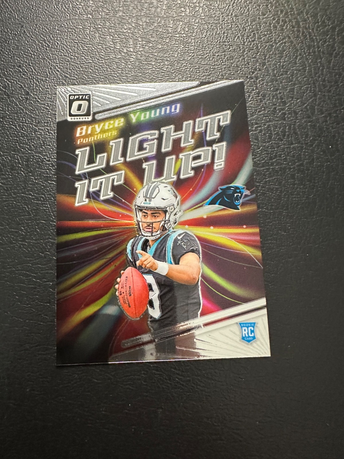 2023 Donruss Optic - Bryce Young - Rookie Light It Up #LU-BY - Carolina Panthers