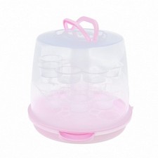 24 Slot Cupcake Muffin Carrier Containers Reusable Caddy Cake Holder With Handle