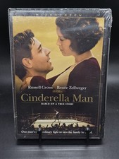 Cinderella Man Widescreen DVD New Sealed Hole In Plastic Wrap Crowe Zellweger