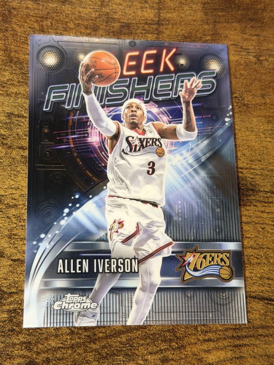 ALLEN IVERSON 2025-26 Topps Chrome #SF-13 Sleek Finishers | eBay