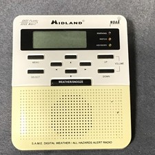 Midland WR-100 S.A.M.E Digital Weather All Hazards Alert Radio With NOAA Public