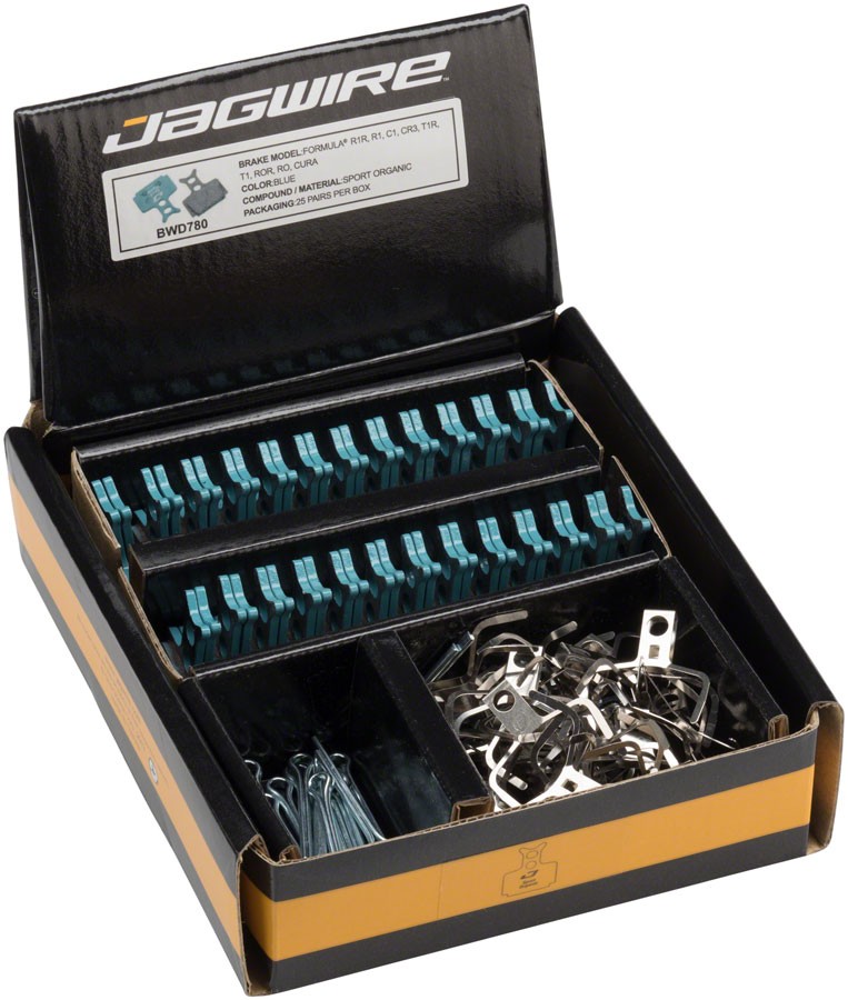 Дисковые тормозные колодки Jagwire Sport Organic - для Formula C1, CR3, Cura, Mega, R1/R1R