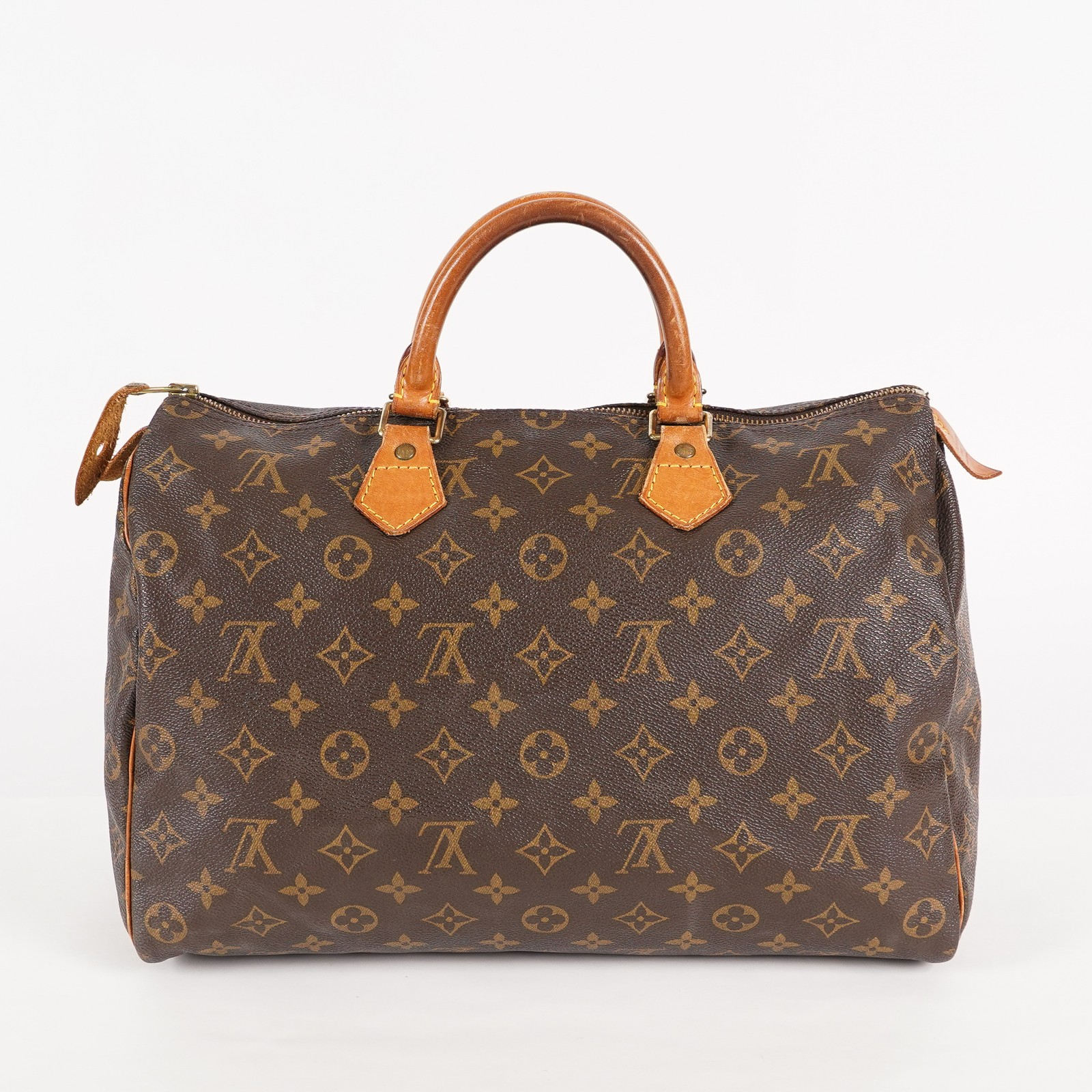 Authentic Louis Vuitton Monogram Speedy 35 M41524 Handbag 02A146063205