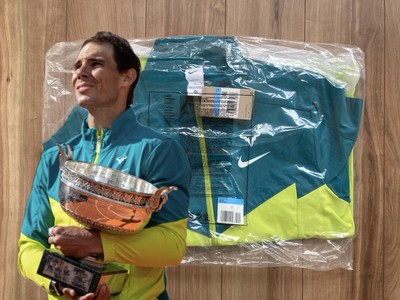 NWT : Rafael Nadal Nike 2022 French Open RAFA Knit Jacket size:M