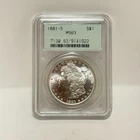1881-S Morgan Silver Dollar PCGS MS63